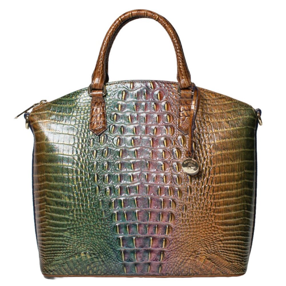 BNWT Brahmin Large Duxbury Satchel Mystical Ombre Melbourne